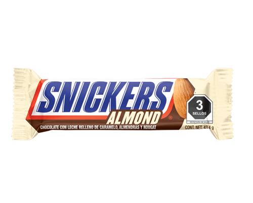 SNICKERS ALMOND 43.4g y 49.9g
